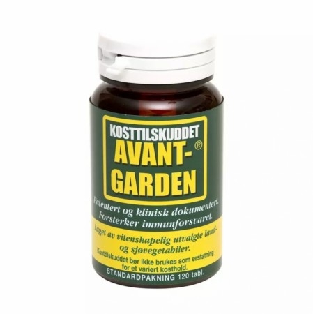 Avant-Garden er sammensatt av utvalgte marine og plantebaserte vegetabiler som er kjent for å være ekstra potente og som inneholder store mengder antioksydanter, flavonoider, karotenoider og lektiner mv. Spesielt tilpasset for boosting av immunforsvaret.